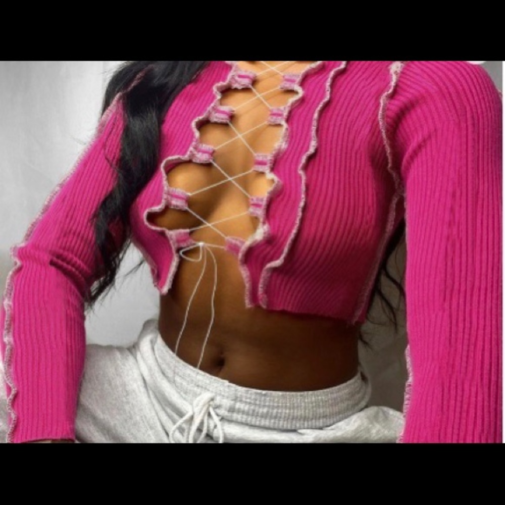 Sexy autumn crop top